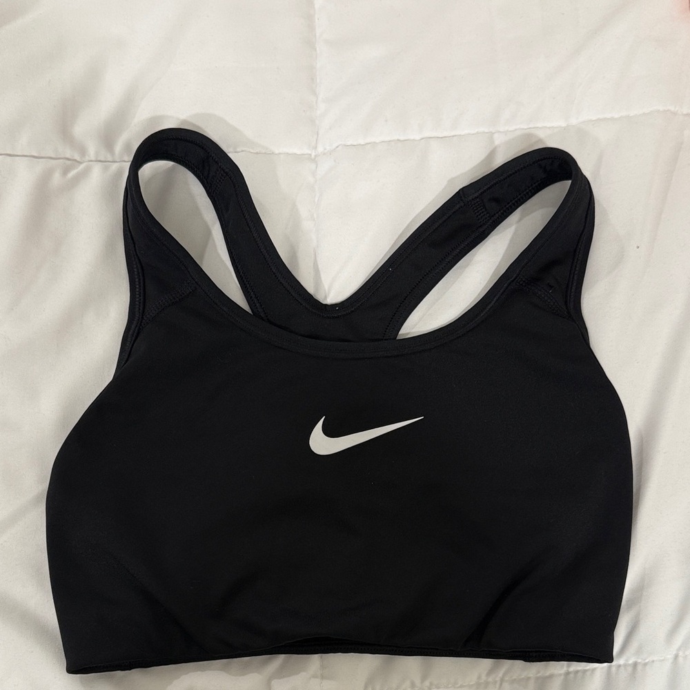 Nike Women's Black and White Sports Bra